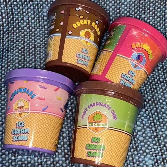 Joe Trend Ice Cream SLIME Scented Mix-In Sprinkles Bears Chocolate Chip FUN - Picture 3 of 8